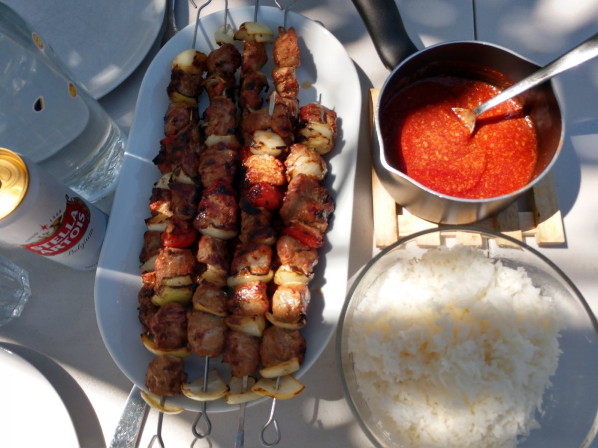 Grilled pork tenderloin (mother in law recipe)