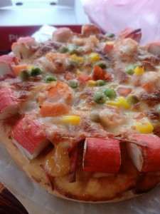 Pizza mixed seafood
