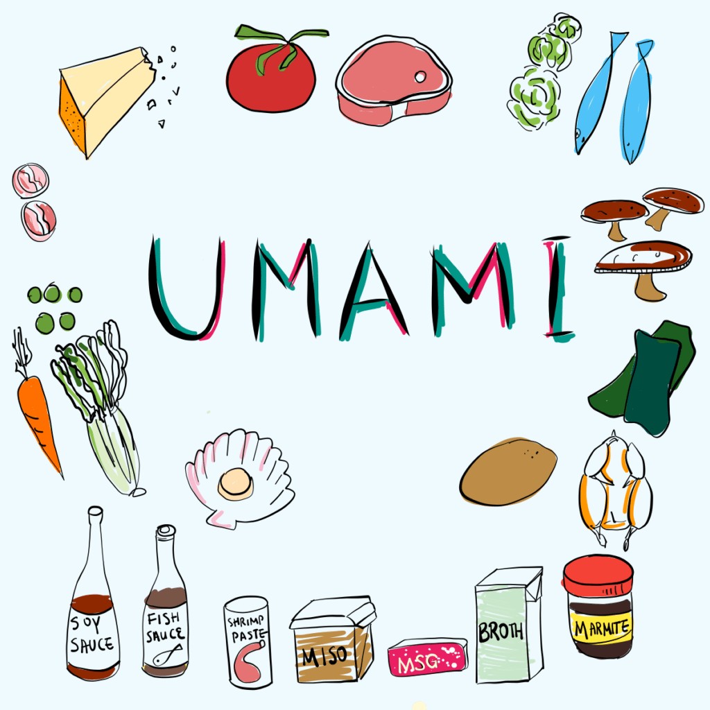 Sweet, Sour, Salty, Bitter… and Umami!