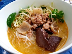 Am Taeng Curry Coconut Milk Noodle Soup