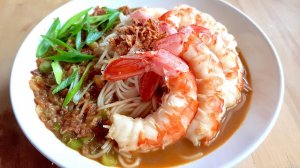 Super easy prawn noodles soup recipe