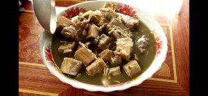 Young jackfruit soup Lao country style